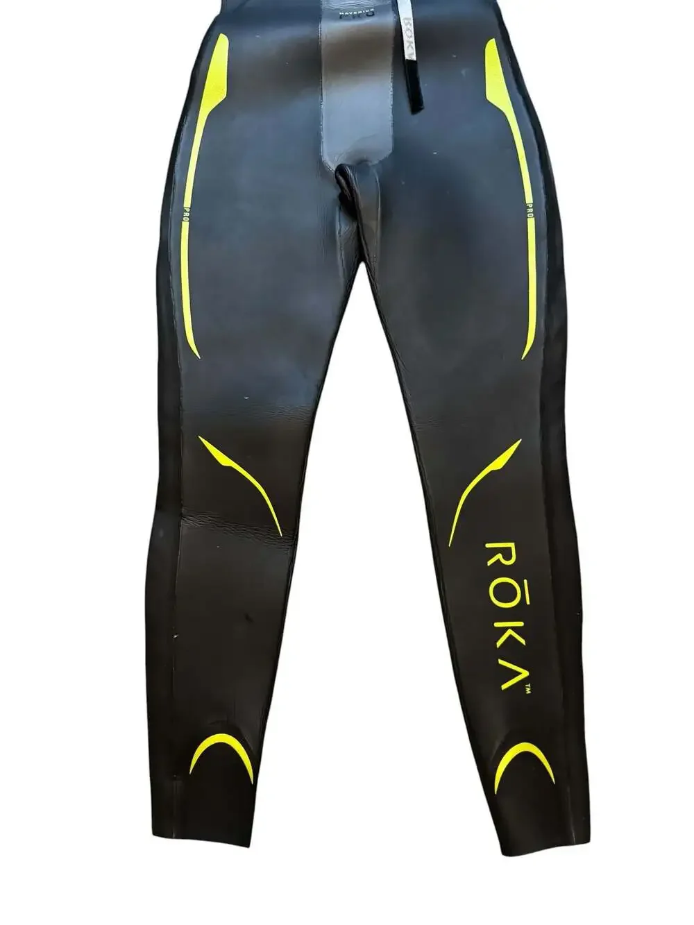 ROKA Maverick Pro Triathlon Wetsuit Black Yellow Men's